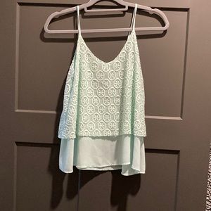 Sea-foam tank top